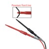 2pcs Black and Red Automotive Wire Piercing Probes Clip Test