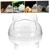 CIYODO Hamster Sand Bath Box for Small Pets and Splash