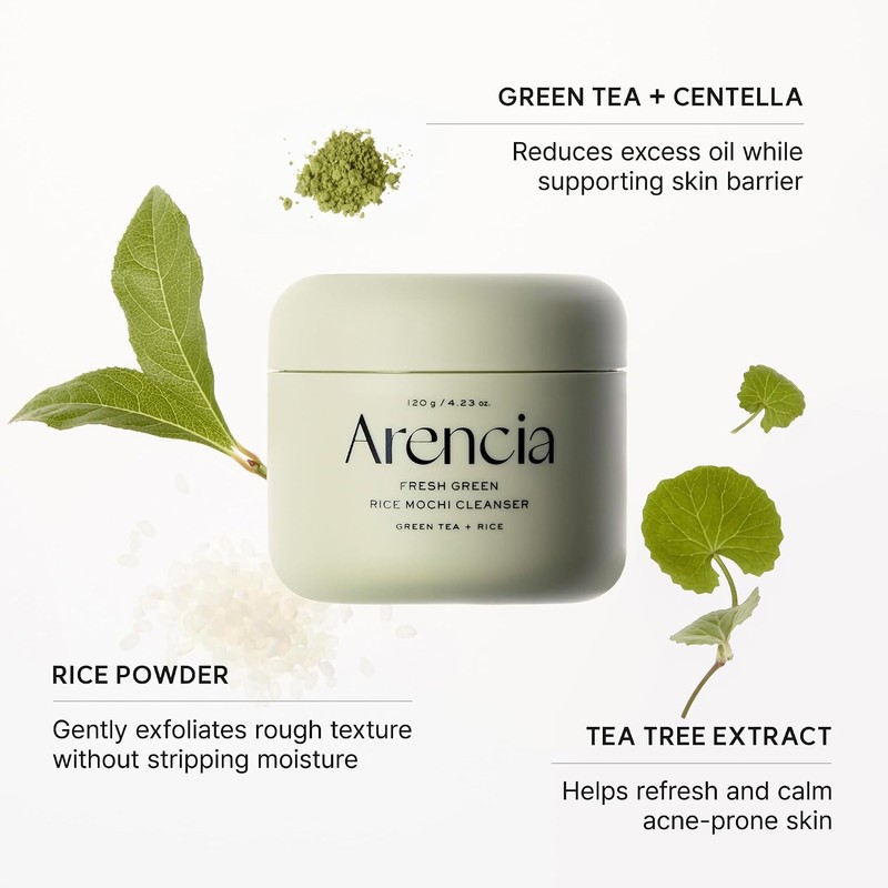 ARENCIA - Fresh Green Rice Mochi Cleanser - 120gr