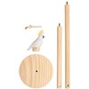Wildlife Garden WG5003 Household Roll Holder Cockatoo Hand Carved from