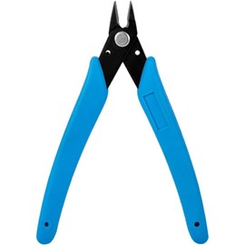 1 Pack Blue Stainless Steel Nail Art Scissors, Rhinestone Remover, Metal Chain, Cutter, 5" Diagonal Pliers, Manicure Tools Nail Art Accessories Nail Art and Polish