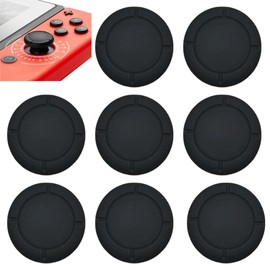 YJRUNFU Switch Stick Cover Switch Button Cover Compatible with Switch&SwitchLite Switch Stick Cover Analog Lever Joicon Cover Black Switch Button Cover Switch Stick Cover Repair Replacement Close to