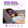 LC-dolida LC-dolida Sleep Headphones, White Noise Bluetooth Sleep Mask 3D