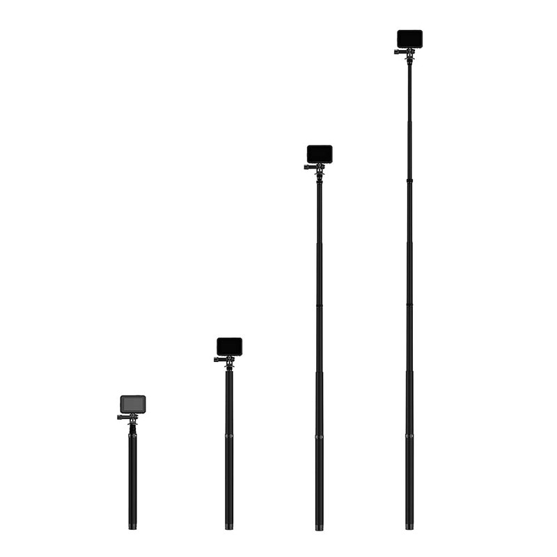CamGo Telesin 1.16 Meter Carbon Fibre Selfie Stick for GoPro