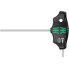 Wera 05023334001 454 HF T-Handle Hexagon Screwdriver Hex-Plus with Holding