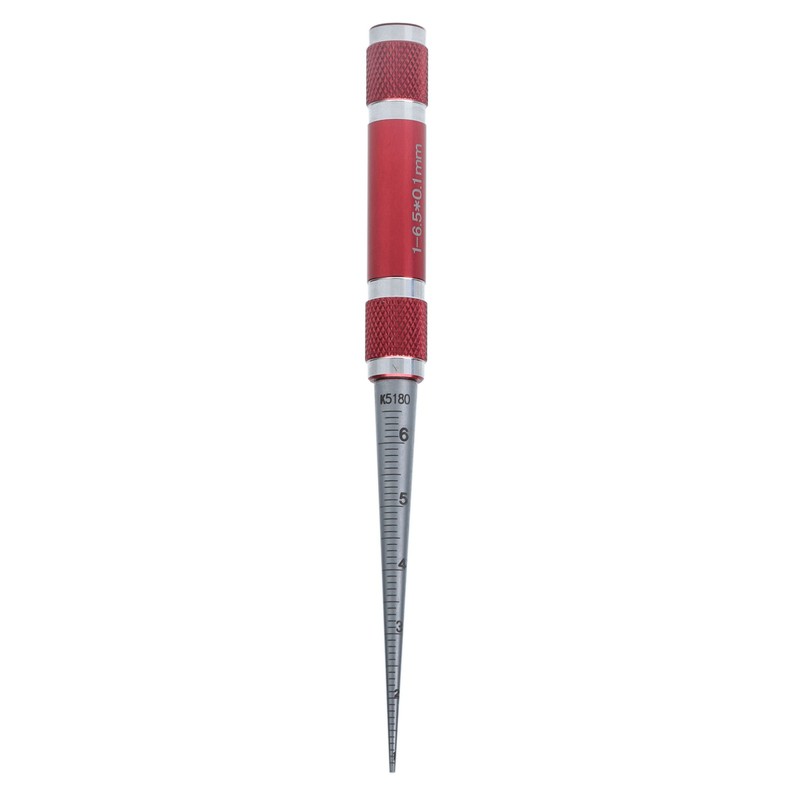Aperture Gauge Tapered Hole Ruler Stainless Steel Inner Hole Diameter