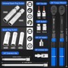 ALAIAL 3/8 Inch Drive Magnetic Spark Plug Socket Set with