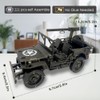 Piececool 3D Puzzle Metal Model Kit Car Willys MB, 3D