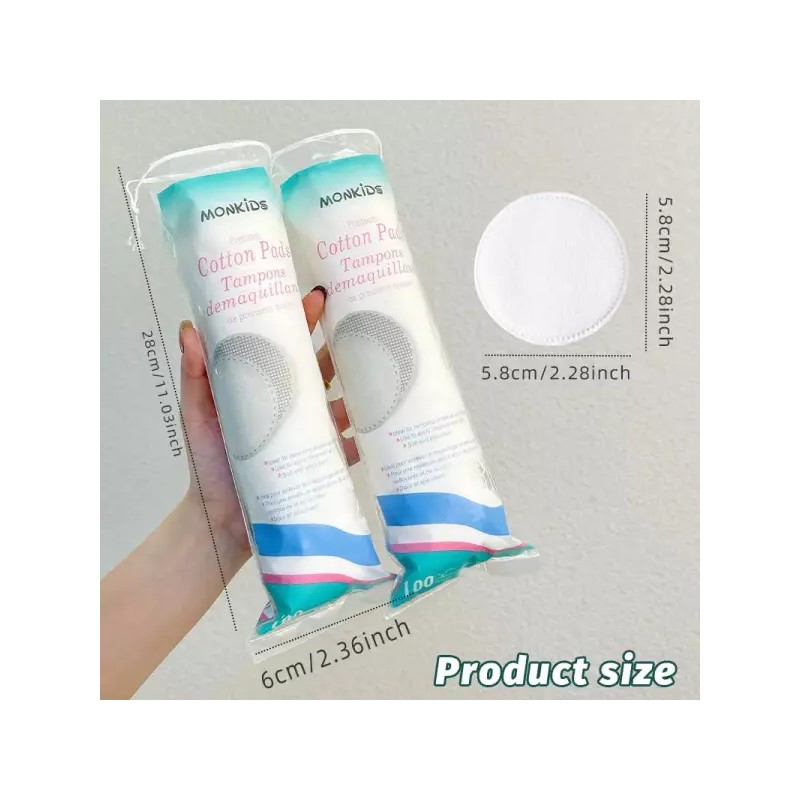 Product Detail Description Reference 200PCS 부드럽고 통기성이 뛰어난 라운드 면