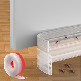 Under Door Draft Stopper Exterior,Bottom Door Sweep Sound Proofing,Soundproofing Noise Blocker,Gap Filler Soundproof Seal Strip:_Brown_78inch