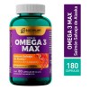 Solanum Omega 3 Max Suplemento Alimenticio 180caps Sabor Sin Sabor