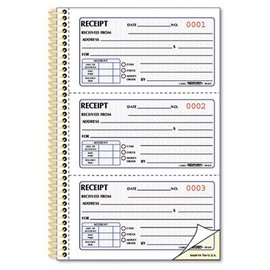 Rediform Money Receipt Book, 5 x 2 3/4, Two-Part Carbonless, 225 Sets/Book