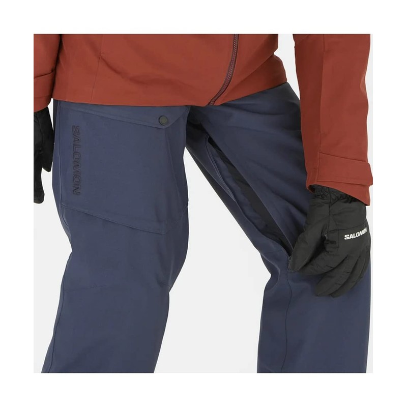 Salomon Men's Standard Untracked Pants, Deep Black, Small