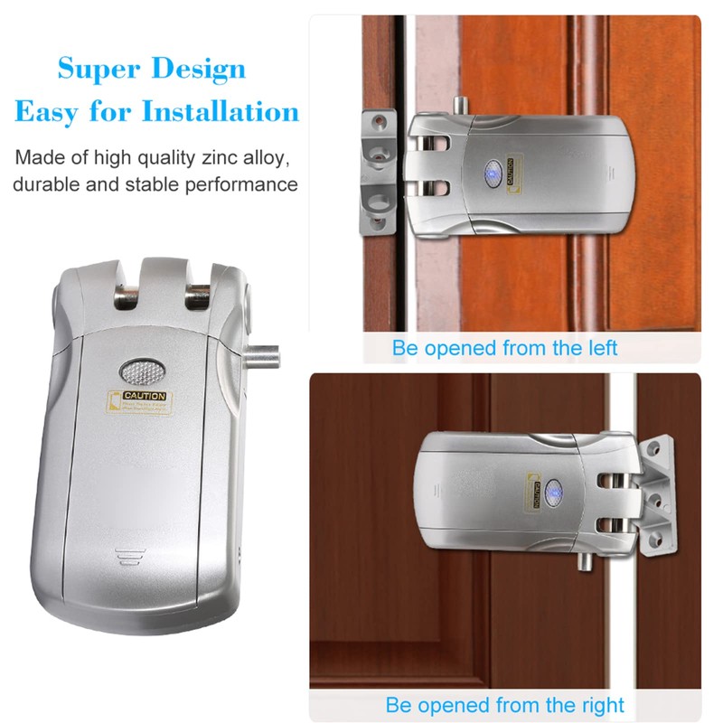 Splenssy WF-018 Wireless Remote Control Lock, Intelligent Security Keyless Door