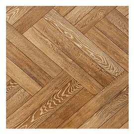 Retro Self Adhesive 12-Inch Vinyl Floor Tiles, 20 Tiles - 12" x 12", Blonde Herringbone Pattern - Peel & Stick, DIY Flooring for Kitchen, Dining Room, Bedrooms & Bathrooms by Achim Home Decor