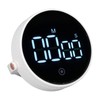 Desktop Timer Minimalist Round 3 Level Volume Adjustable Digital Countdown