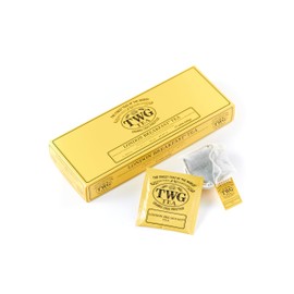 TWG Tea | London Breakfast Tea | Black Tea | Cocoa Pod | 15 Hand Sewn Cotton Teabags | Gift Set