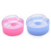 2PCS(Blue + Pink) Plastic Empty Portable Refill Baby Toddler Skin