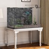 MIRRORANG 180x46cm Stone Aquarium Background Black Rock Fish Tank Poster