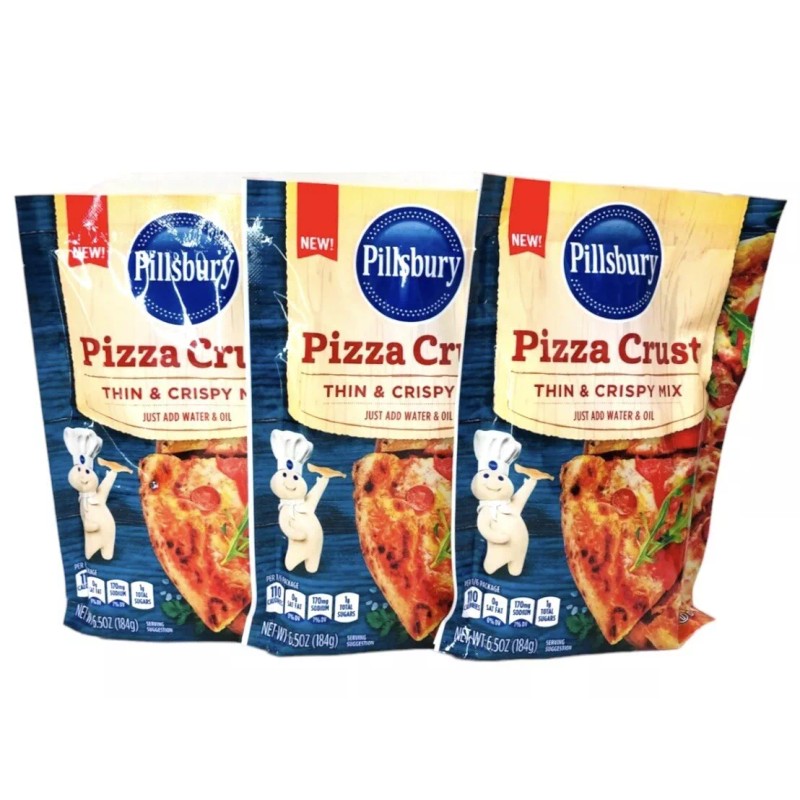Pillsbury Thin & Crispy Pizza Crust Mix 6.5 oz (3