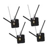 DOITOOL 4 Sets Long Shaft Silent Quartz Clock Movement Kit