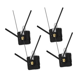 DOITOOL 4 Sets Long Shaft Silent Quartz Clock Movement Kit DIY Clock Mechanism with Precision Sweep Function Stylish Metal Hands