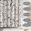Animals Funny Dog Family Shower Curtain Lovely Puppy Pets Bath