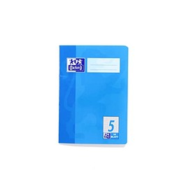 Oxford DIN A5 Notebook 5 mm Square Ruled 90 g/m² - Pack of 4 Assorted Colours 384501605/100050368
