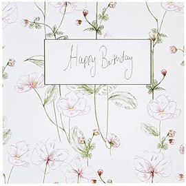 Wuzci Happy Birthday Greeting Card, Multicolour, 150 x 150 mm