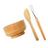 Diy Facial Mask Bowl Set with Brush Scraper 1 Set Mask Mixing Tools for Beauty Salon