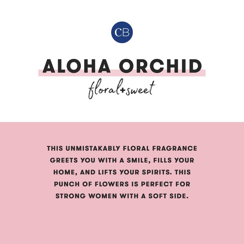 Capri Blue Aloha Orchid Reed Diffuser Set - Includes Reed