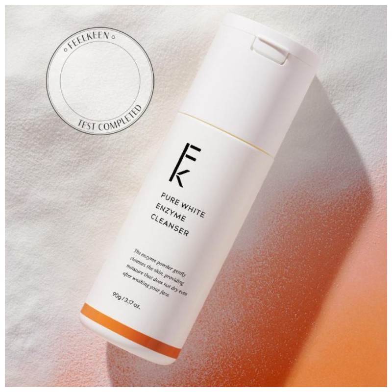 [YAKSON HOUSE X Feelkeen/Hypoallergenic] Feelkeen Pure White Enzyme Cleanser 90g