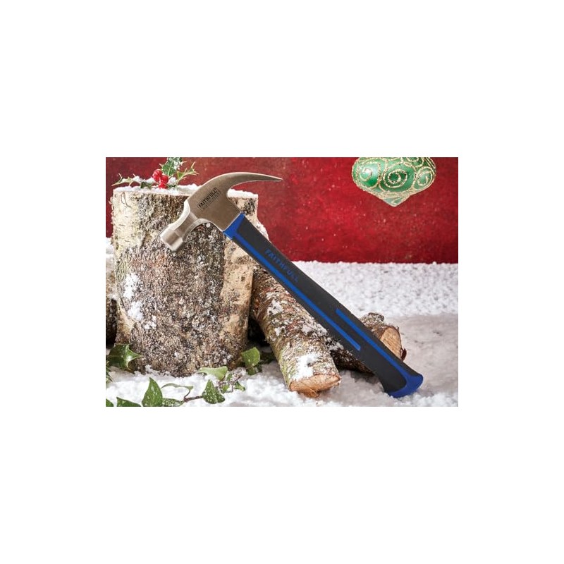 Faithfull FAICH20FG Fibreglass Handled Claw Hammer 567g (20oz)