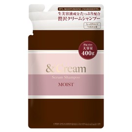 &Cream Moist Serum Shampoo Refill 400g | Shampoo