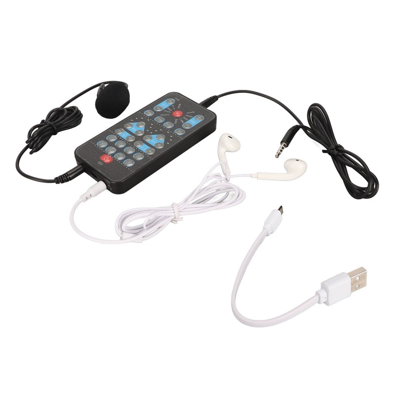 Handheld Voice Changer ABS Portable Multifunctional Sound Disguiser with 8