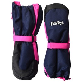 Reusch Children's Happy R-TEX XT Mitten Gloves, Dress Blue/Pink Glo, II