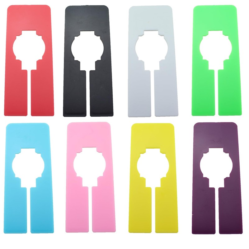 TAODAN 16PCS 12.6x5cm Wardrobe Dividers Square Plastic Divider Plate Clothes