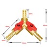 Joywayus 3/8" Hose Barb, Y shaped Type 3 way Union
