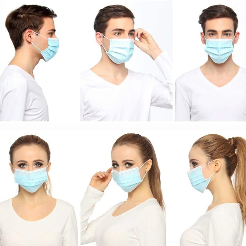 50 Disposable Advanced Protective 4 PLY Easy To Breath Face