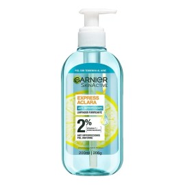 Garnier Express Aclara Limpiador Purificante, Piel con Tendencia al Acné, 200 ml