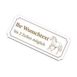 Engraved Horse Haflinger Door Sign 19 x 8 cm