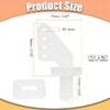 LvYiLinggg 12pcs 4 Hole Control Horn Kit for RC Airplane