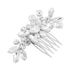 SAFIGLE Elegant Floral Wedding Hair Clip Minimalist Bridal Hair Comb for Women Girls for Wedding Ceremonies Stylish Creative Design
