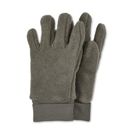 Sterntaler Finger Gloves Unisex Children's Micro Fleece with Elastic Cuff Glove, green melange