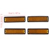 KANGQL Bicycle Pedal Reflec, 4 Pcs/Set Pedal Reflector Night Cycling
