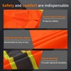 SHORFUNE High Visibility Safety Vest with Pockets, Mic Tab, Reflective