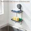 Shampoo Bar Holder for Shower, 2-Tier Carbon Steel Soap Dish