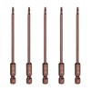HARFINGTON 5pcs Hex Head Wrench Drill Bit 2mm(H2) Metric 1/4"