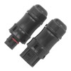 2Pcs Waterproof Power Connector 3 Pin Temperature Resistant Micro Reverse