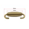 uxcell 2pcs Stainless Steel Gold Tone Swivel Motorcycle Exhaust Pipe
